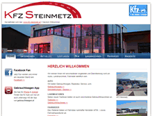 Tablet Screenshot of kfz-steinmetz.at